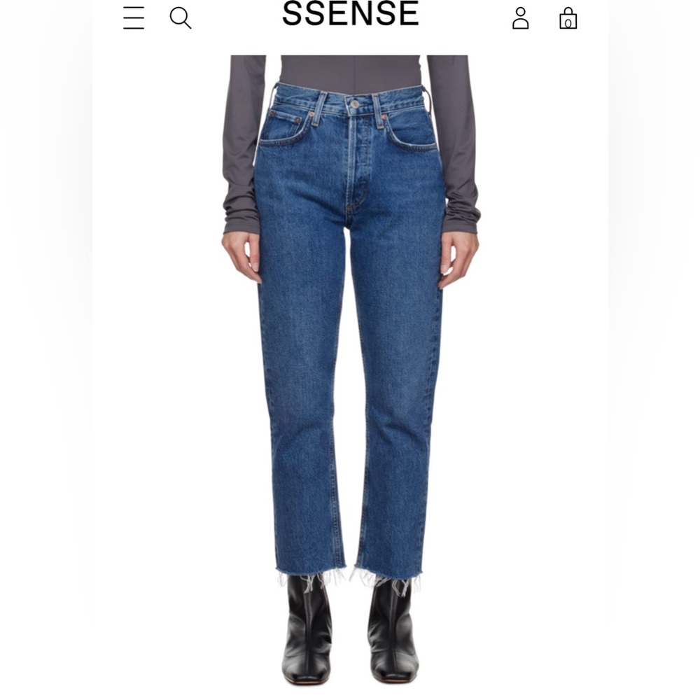 AGOLDE Riley crop jeans